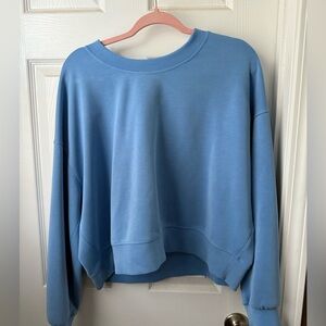 Perfectly oversized cropped crew lululemon